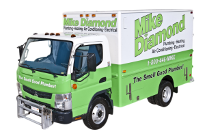 mike diamond plumbing truck