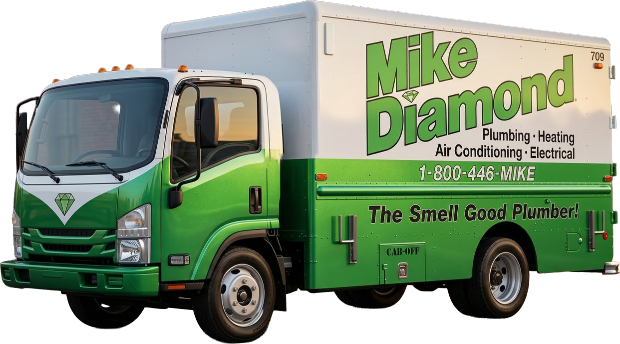 Mike Diamond Plumbing service truck