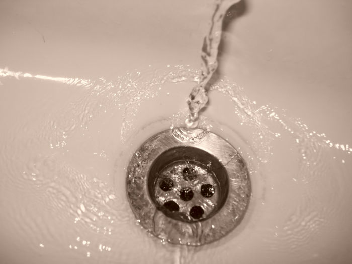 dropped earring in bathroom sink