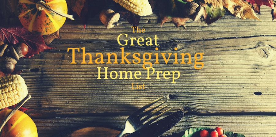 The Great Thanksgiving Home Prep Checklist | Mike Diamond