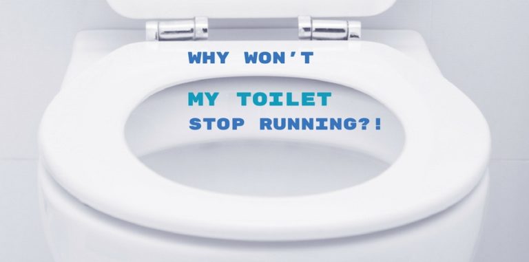 my toilet runs off and on