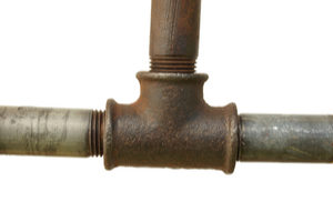 damage inside pipes may block water flow through a sink drain