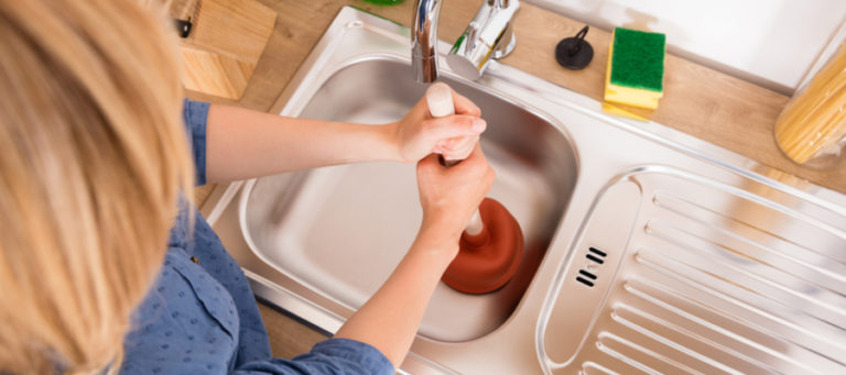 sluggish kitchen sink drain