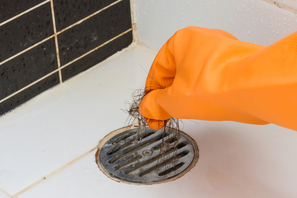 Smelly shower outlet drain