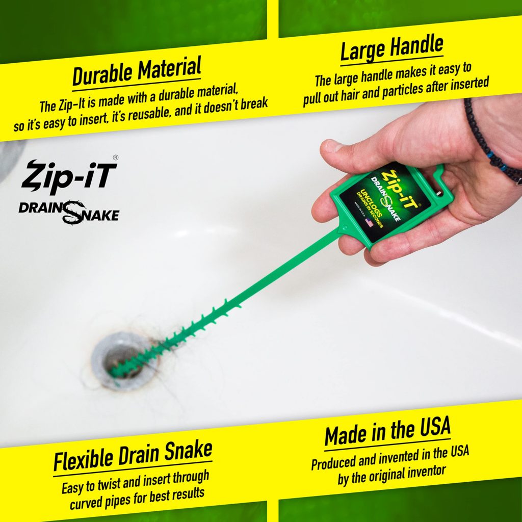 Zip it tool product label.